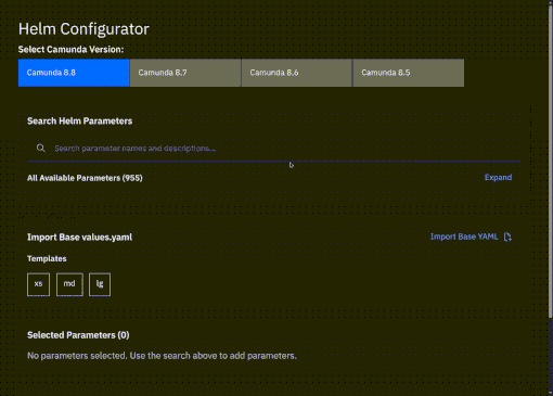 Helm Configurator